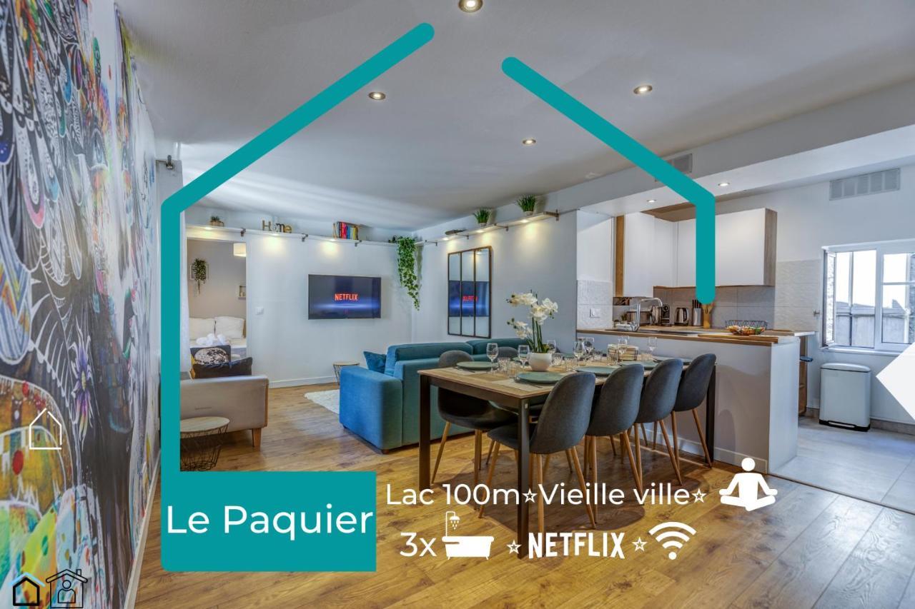 Le Paquier - Mycosyapart, Vieille Ville, Calme, Lac 100M, Netflix Annecy Zewnętrze zdjęcie